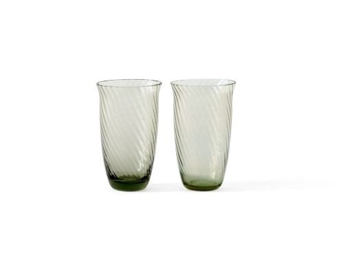 &Tradition SC60 Collect Drinking Glass 2 stk Small 165 ml - Moss OUTLET