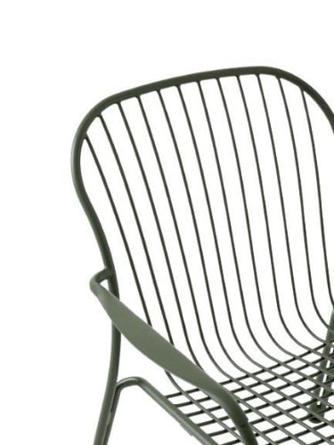 &Tradition Thorvald SC95 Space Copenhagen Outdoor-Sessel SH: 45,9 cm - Bronzegrün