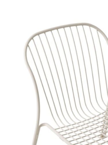 &Tradition Thorvald SC100 Space Copenhagen Outdoor Lounge Chair SH: 39,8 cm – Elfenbein