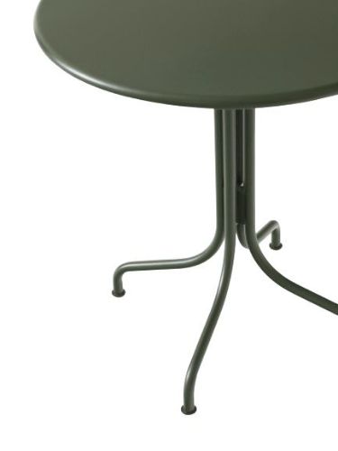 &Tradition Thorvald SC96 Space Copenhagen Outdoor-Cafétisch Ø: 70 cm – Bronzegrün