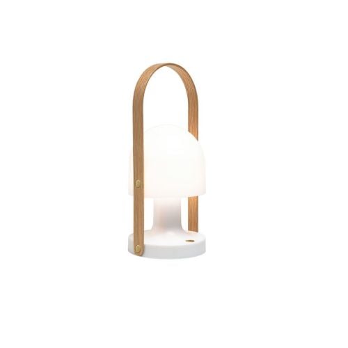 Lampefeber Follow Me Trådløs Lampe H: 22,8 cm - Hvid