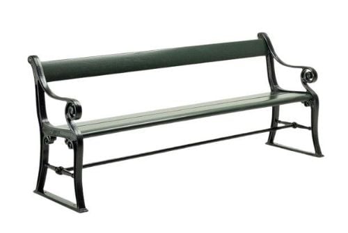 Wolff Nordic Classic Københavnerbænk L: 180 cm - Grøn 