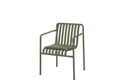 HAY Palissade Sitzkissen für Esszimmersessel 41,5x41,5 cm - Olive