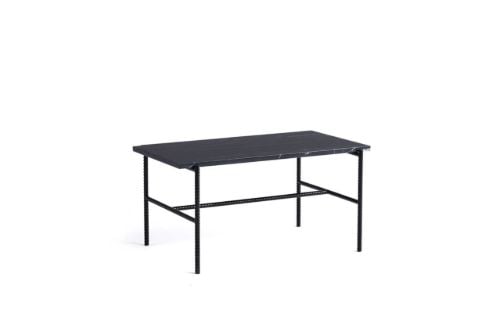 HAY Rebar Coffee Table L: 80 x B: 49 x H: 40,5 cm - Black Marble