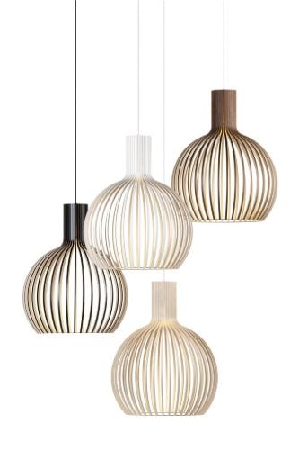 Secto Design Octo 4241 Mini-Insel: 45 cm – Birke