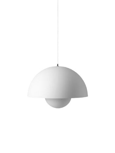 &Tradition Big Flowerpot VP2 Pendel Ø: 50 cm - Matt White