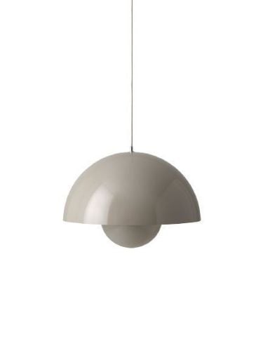 &Tradition Big Flowerpot VP2 Pendel Ø: 50 cm - Grey Beige 