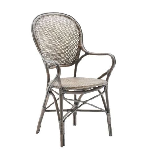 Sika-Design Rossini Stuhl mit Armlehnen SH: 45 cm - Taupe 