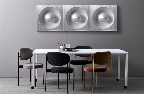 Verpan Spiegel Wand-/Deckenleuchte 62,5x62x5 cm - Aluminium