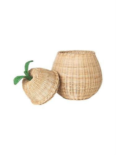 Ferm Living Pear Braided Storage Große Kurv H: 59 cm - Natur