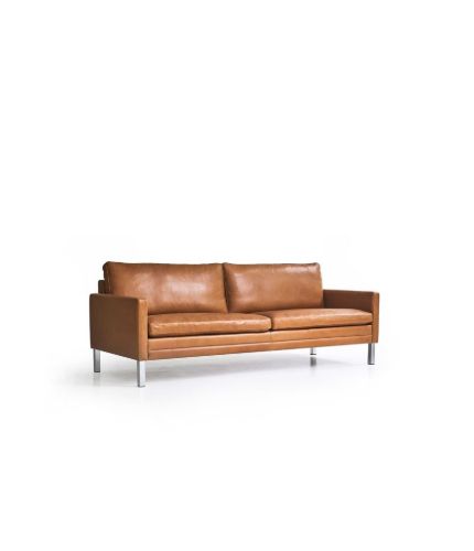 Mogens Hansen MH 376 2 Pers Sofa L: 146 cm - Premium Læder / Cognac
