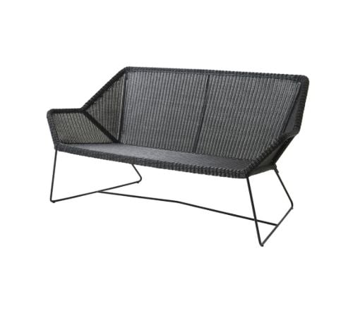 Cane-line Outdoor Breeze 2 Pers. Loungesofa L: 154 cm - Black