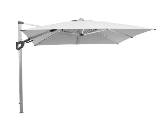 UDGÅR med lager Cane-line Outdoor Hyde Luxe Tilt Parasol 300x300 cm - Dusty White