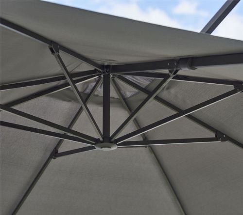 Cane-line Outdoor Hyde Luxe Hängesonnenschirm 300 x 400 cm – Anthrazit