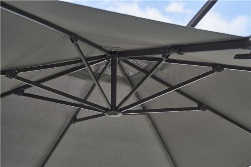 Cane-line Outdoor Hyde Luxe Tilt Sonnenschirm 300x300 cm - Staubweiß