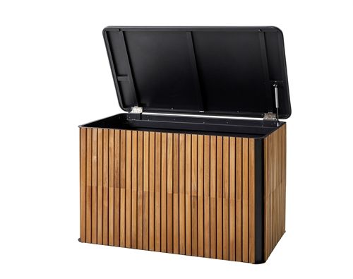 Cane-line Outdoor Combine Kissenbox Lille – Teak/Lavagrau
