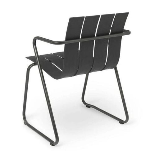 Mater Ocean Gartenstuhl SH: 46 cm - Schwarz