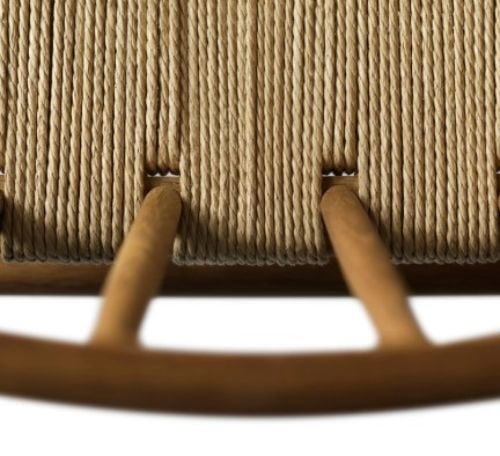 FDB Møbler J80 Jørgen Bækmark Stuhl SH: 45 cm – Räuchereiche/Naturgeflecht