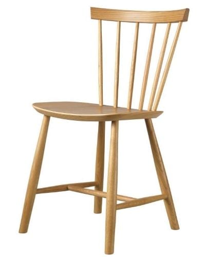 FDB Furniture J46 Poul M. Volther Stuhl SH: 45 cm - Eiche/Natur