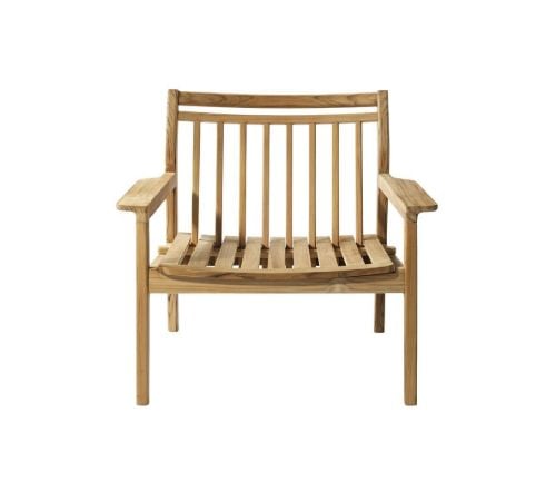 FDB Møbler M6 Sammen Loungestol - Massiv Teak/Natur