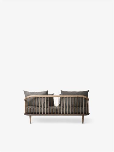 &Tradition Fly SC2 Sofa L: 162 cm – Geräucherte geölte Eiche/Hot Madison 093