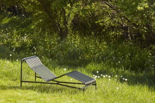 HAY Palissade Chaise Longue L: 164,5 cm - Anthrazit