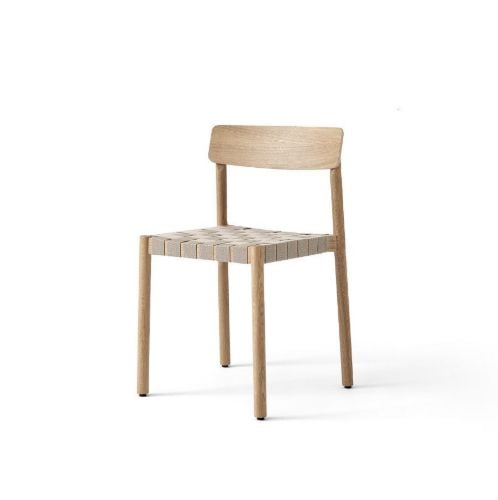 &Tradition TK1 Betty Chair SH: 47cm - Oak/Natural Linen
