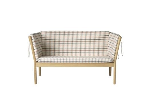 FDB Møbler J148 2 pers. sofa Erik Ole Jørgensen L: 150 cm - Eg/Hestedækken
