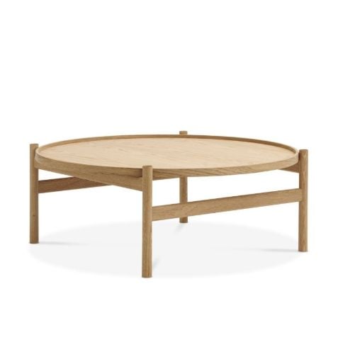 Brdr. Krüger HB Sofabord Ø: 100 cm - Olieret Eg  