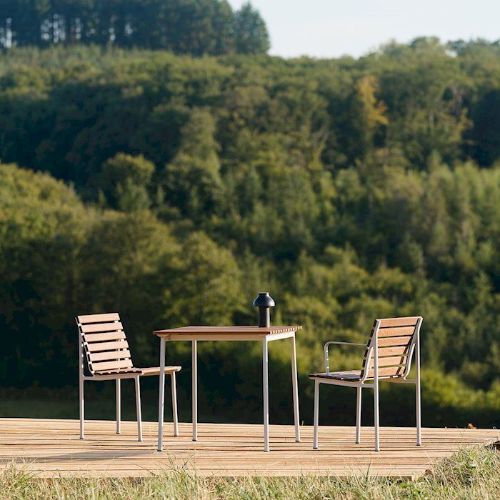 HAY Traverse Tisch L: 83 cm - Geölte massive Esche