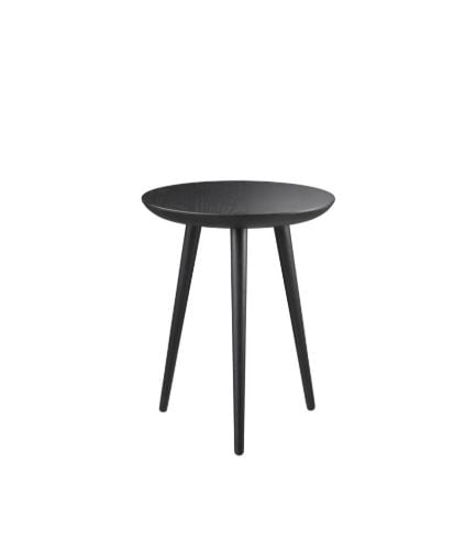 FDB Møbler D106 Tabletttisch Philip Bro Ø: 38 cm – Eiche/Schwarz