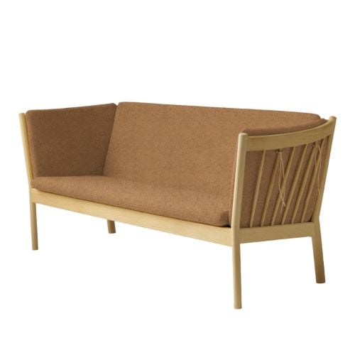 FDB Møbler J149 3 pers. Sofa Erik Ole Jørgensen L: 185 cm - Eg/Brun