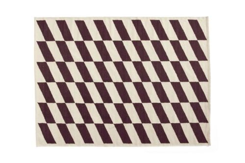 HAY Shift Kelim Rug 170x240 - Burgundy