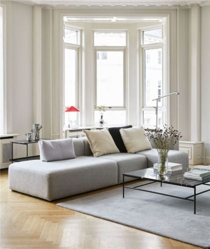 HAY Raw Rug N°2 300 x 200 cm – Hellgrau