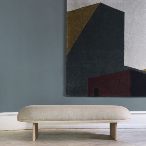 Please Wait To Be Seated Arqui Teppich 2 240 x 170 cm – Zederngrün/Feigenviolett