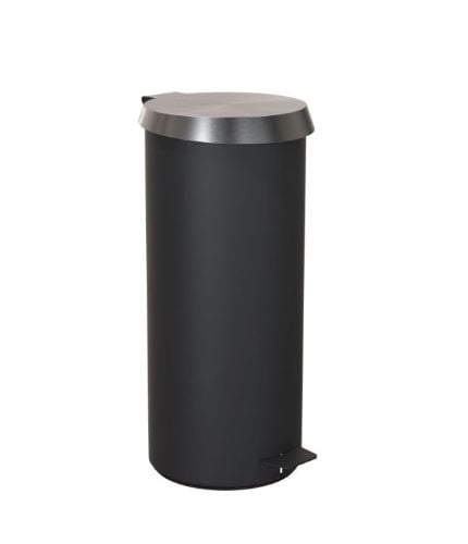 FROST Pedalspand 550 Large 15L - Mat Sort/Børstet