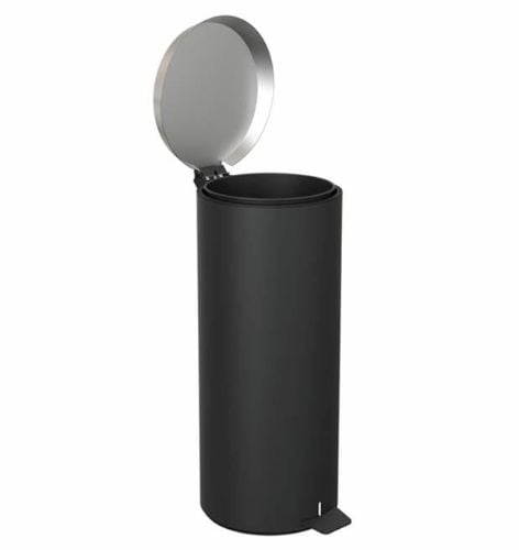 FROST Treteimer 550 Large 15L – Mattschwarz/Gebürstet