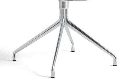 HAY AAC 21 Soft About A Chair SH: 46 cm – Poliertes Aluminium/Steelcut Trio 716