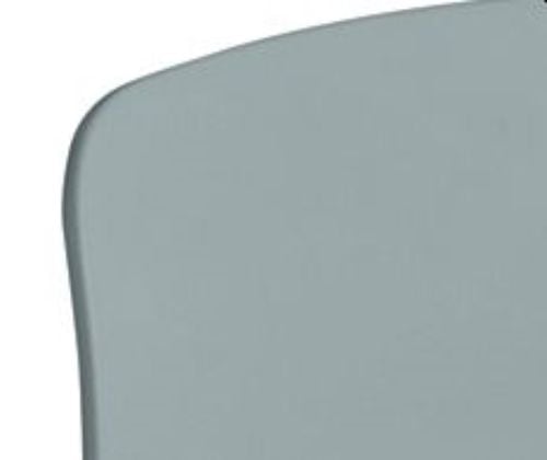 HAY AAC50 Bürostuhl mit Rollen SH: 42-56 cm – Staubblau/Aluminium