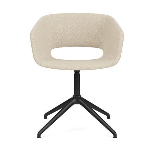 Montana Marée 404 Bürodrehstuhl auf Beinen SH: 46,5 cm – Hallingdal 200/Schwarzes Aluminium