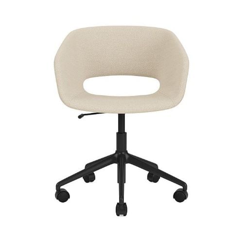 Montana Marée 405 Bürodrehstuhl auf Rollen SH: 40-52 cm - Hallingdal 200/Schwarzes Aluminium