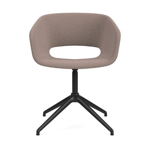 Montana Marée 404 Drehbares Bürostuhl mit einer Höhe von 46,5 cm – Steelcut Trio 416/Sort Aluminium