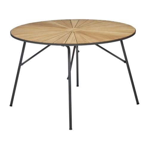Mandalay Marguerit Havebord Ø: 110 cm - Teak/Antracit