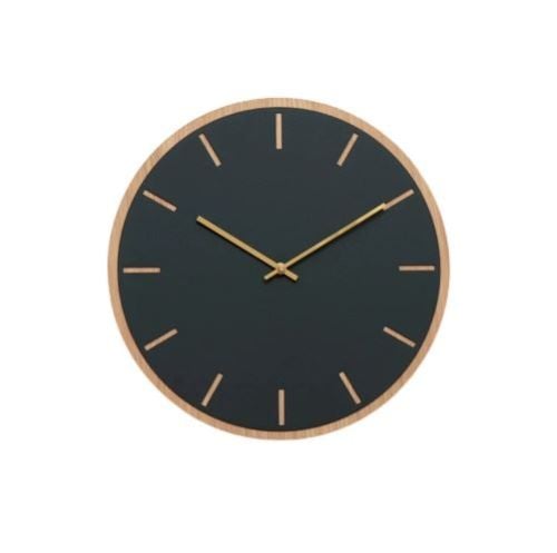 Hemverk Vægur Ø: 38 cm – Conifer Oak/Guld