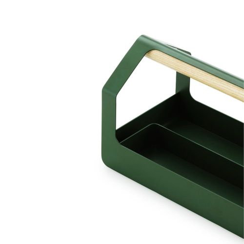 Normann Copenhagen Haus Toolbox - Stahl/Dunkelgrün