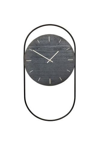 Andersen Furniture A-Wall Clock H: 76 cm - Sort