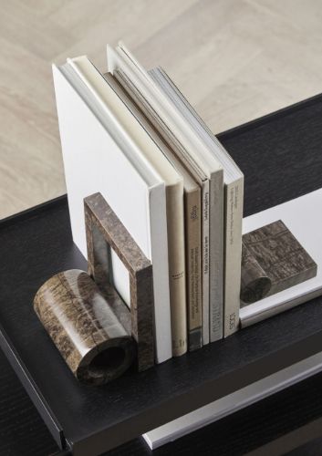 Woud Booknd H: 18,5 cm - Braun
