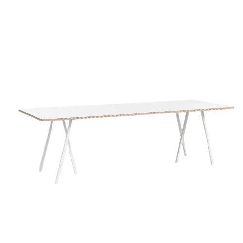 HAY Loop Stand Table 180x87,5 cm - White/White Laminate