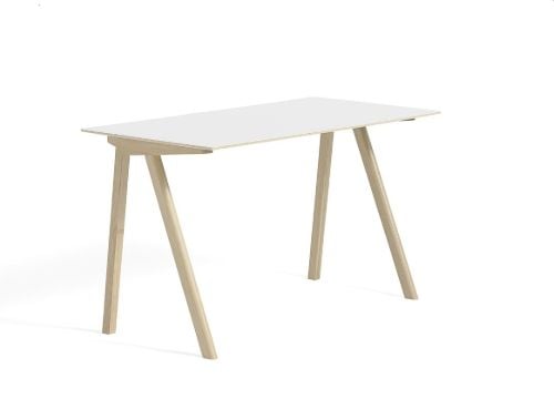 HAY CPH90 Desk 130 x 65 cm - White Laminat / Mat Lacquered Oak 