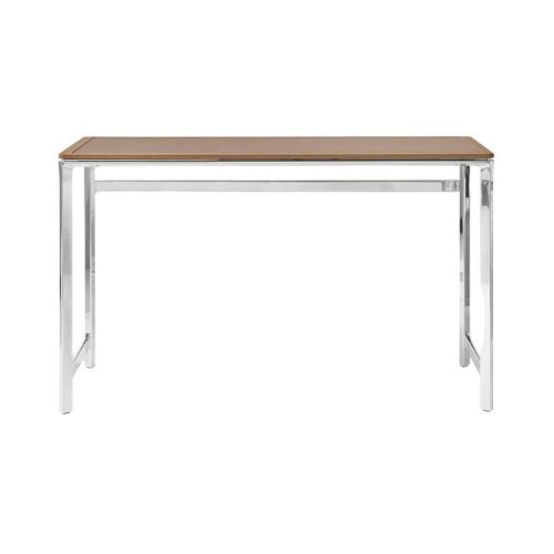 Vipp 430 Studio Desk 60x125 cm - Light Oak/Camel Leather